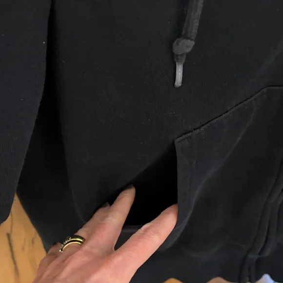 St.  John’s Jansport Black and Red Zip-Up Hoodie - Picture 4 of 4